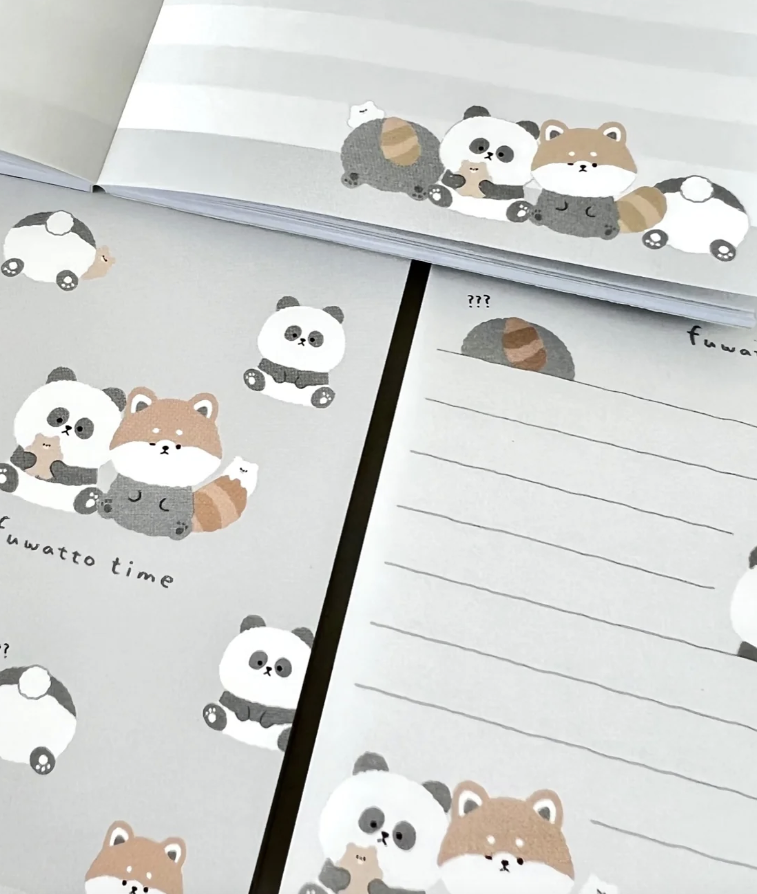 These Panda Buddies Kawaii Mini Notepads feature two different designs, printed in full color. Quality binding, yet easy tear-out sheets.