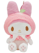 Meet the Pink Fruit Cape My Melody Plushie, a delightfully sweet addition to your kawaii collection. This adorable My Melody comes dressed in a charming fuzzy pink hooded cape that captures the essence of summer sweetness. The playful design features a cute bow accent in front, making this plushie the perfect blend of My Melody's classic charm and fruity fun. This collector-worthy plushie transforms our favorite Sanrio friend into a refreshing delight.