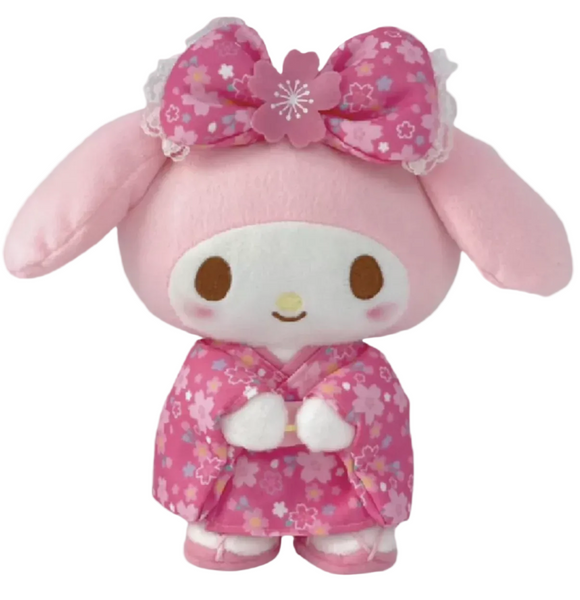 Sanrio Pink Sakura Flower Kimono My Melody Plushie | Rare and