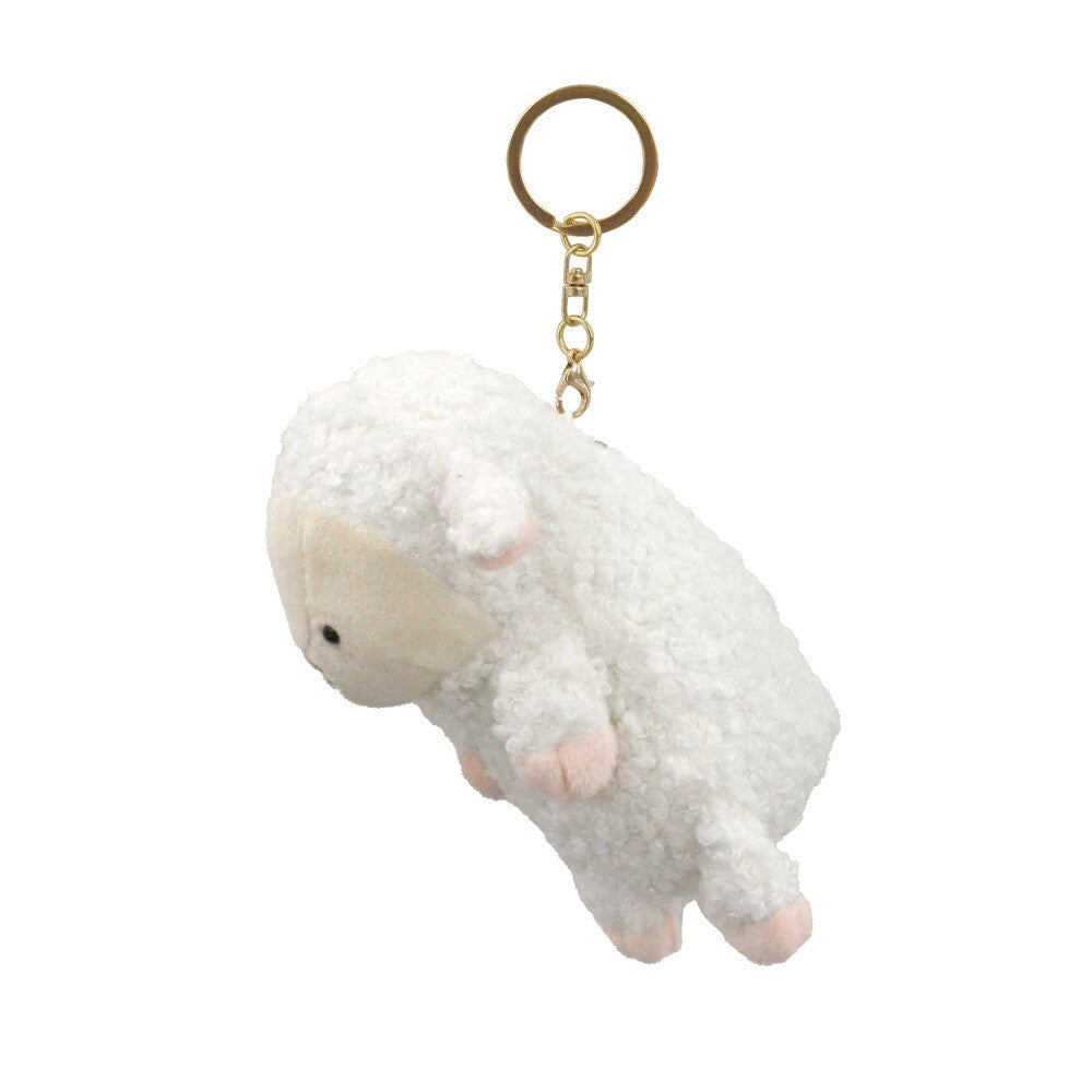 Hanging Sheep Plush Mini Pouch Keychain