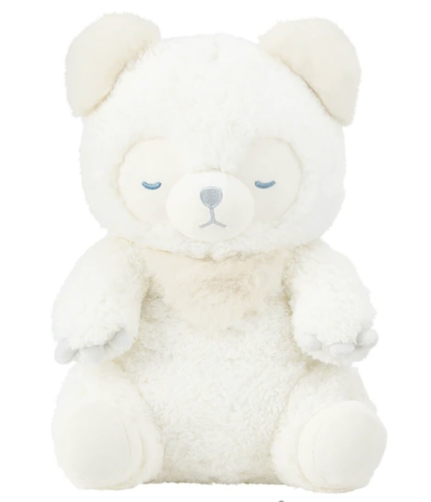 So fluffy, soft and fuzzy, inspiring peace and contentment, this Polar Bear Plushie with Hidden Zip Pouch is great for hugging, lying down on, and even holding a few items in its back zip pouch. Keep your things safe at home or take on the go!