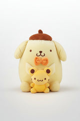 Calling all Sanrio fans! Add a dose of happiness to your life with the adorable Pompompurin and Muffin the Hamster Mascot Plushie, featuring your favorite character holding their beloved mascot.
This charming plushie is the perfect gift or decoration to make your space extra kawaii and bring a smile to your face every day!