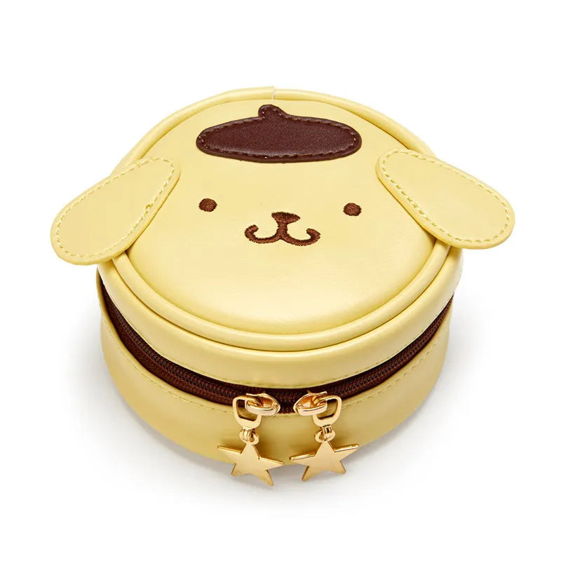 Perfect for gifting or keeping, this Pompompurin Travel Jewelry Box features irresistible cuteness and everyday functionality! It's compact and fits effortlessly into your bag or sits prettily on your vanity. The durable construction ensures your jewelry stays protected, while the smooth, rounded shape adds a touch of playful style to your collection.