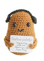 Each of our heartwarming Positive Praising Produce Crocheted Plushies is lovingly handcrafted and comes with its own positive, encouraging message! These adorable creations are more than just charming décor; they're little bundles of joy designed to uplift spirits and spread smiles wherever they go.