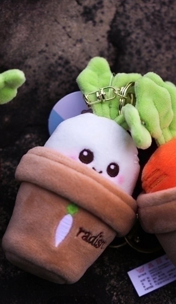 Our playful Potted Radish Plushies make for a delightful cuddly pal and a worthy addition to any nature enthusiasts soft toy collection!