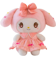 This lovable plushie features My Melody, the popular Sanrio icon, dressed in a delightfully feminine pink dress that highlights her playful and sweet personality.

Perfect for Sanrio fans of all ages, this Pretty in Pink My Melody Plushie is great for treating yourself or gifting a loved one.