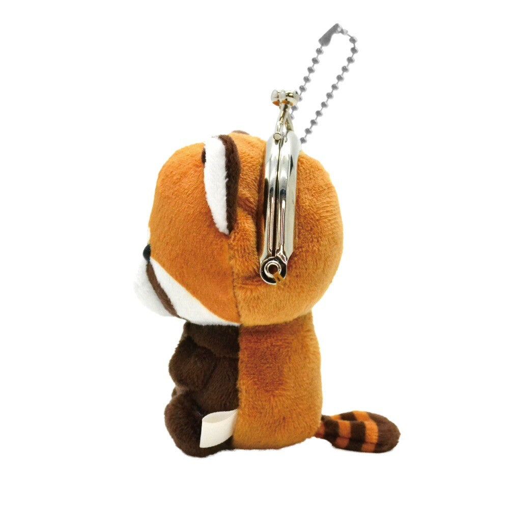 Red Panda Coin Purse Plush Keychain