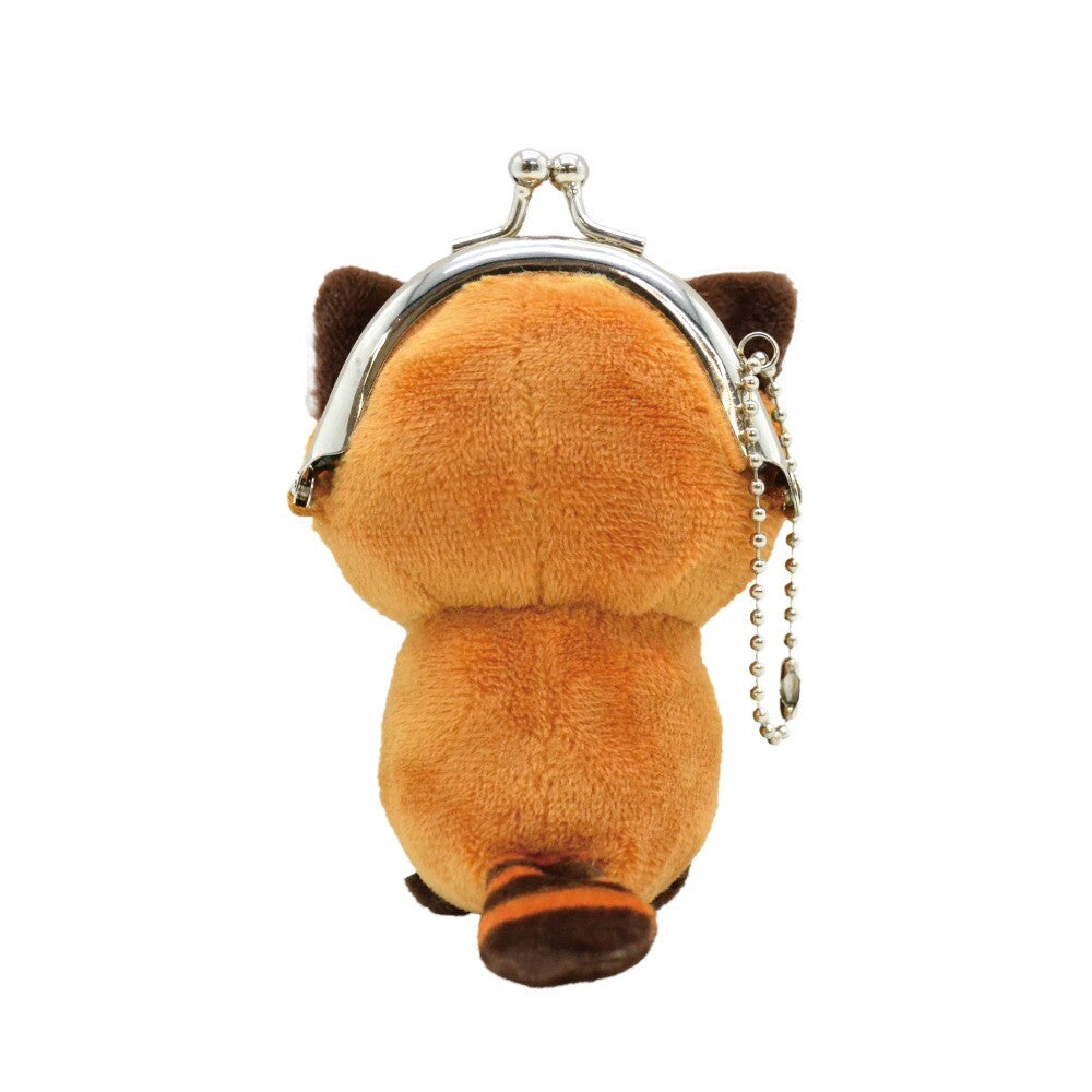Red Panda Coin Purse Plush Keychain