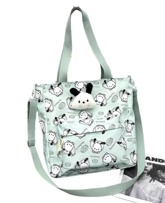 Sanrio Characters Large Allover Print Shoulder Bag