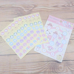 Sanrio Characters Reward Stickers with Goal Chart