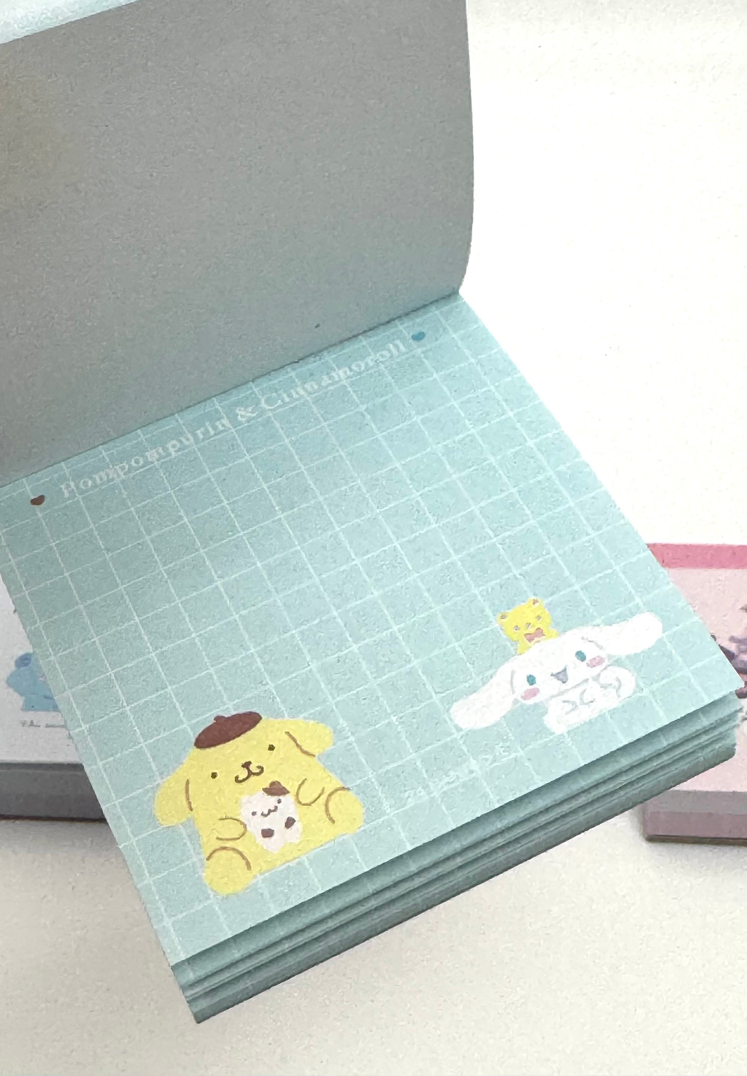 Check out these Sanrio Characters 3-Pack Square Notepads, a delightful addition to your stationery collection that combines functionality with a feast of adorable Sanrio characters! Functional for so many daily uses, but also pleasingly cute to look at on your office desk or around your home.