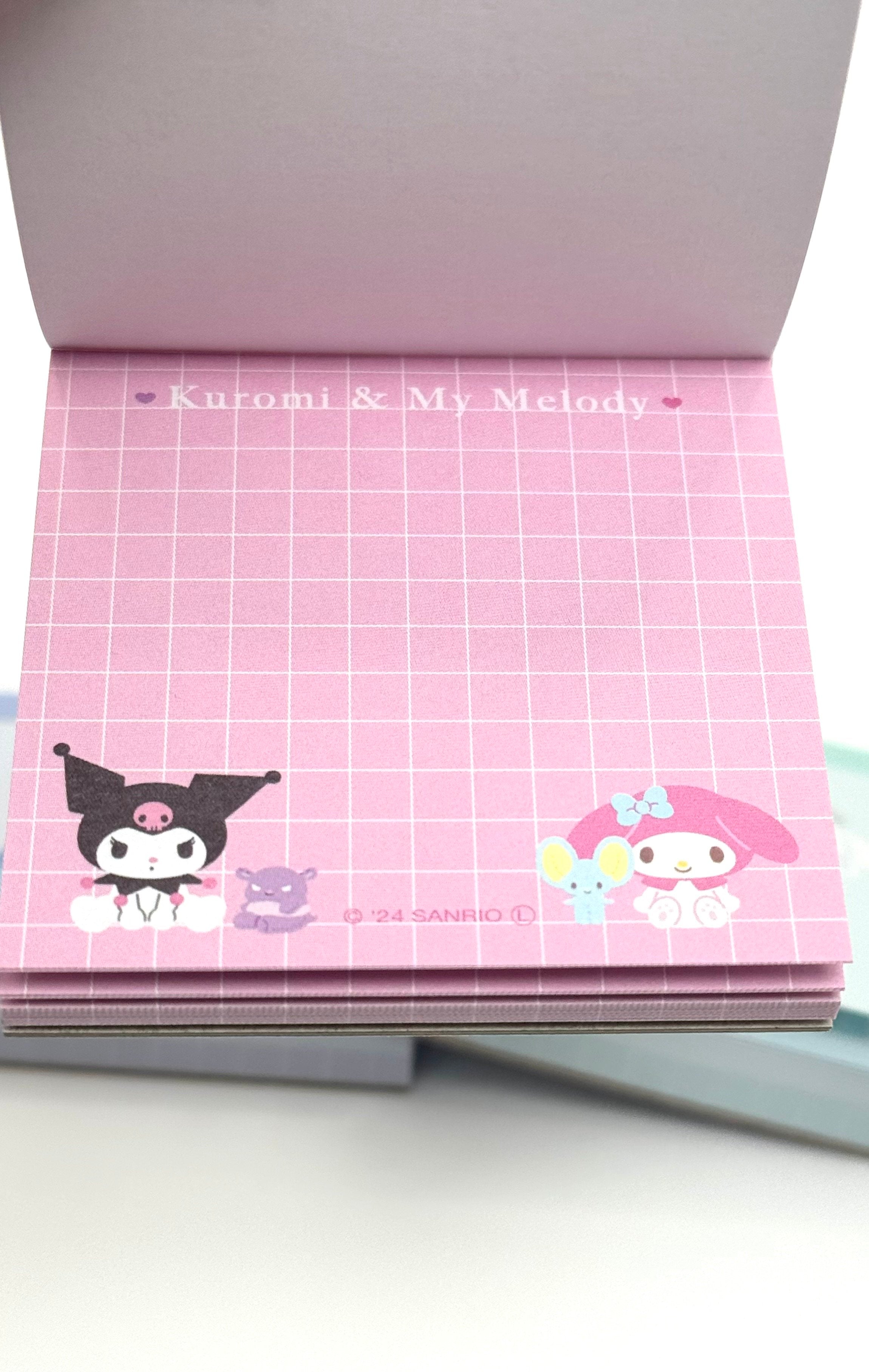 Check out these Sanrio Characters 3-Pack Square Notepads, a delightful addition to your stationery collection that combines functionality with a feast of adorable Sanrio characters! Functional for so many daily uses, but also pleasingly cute to look at on your office desk or around your home.