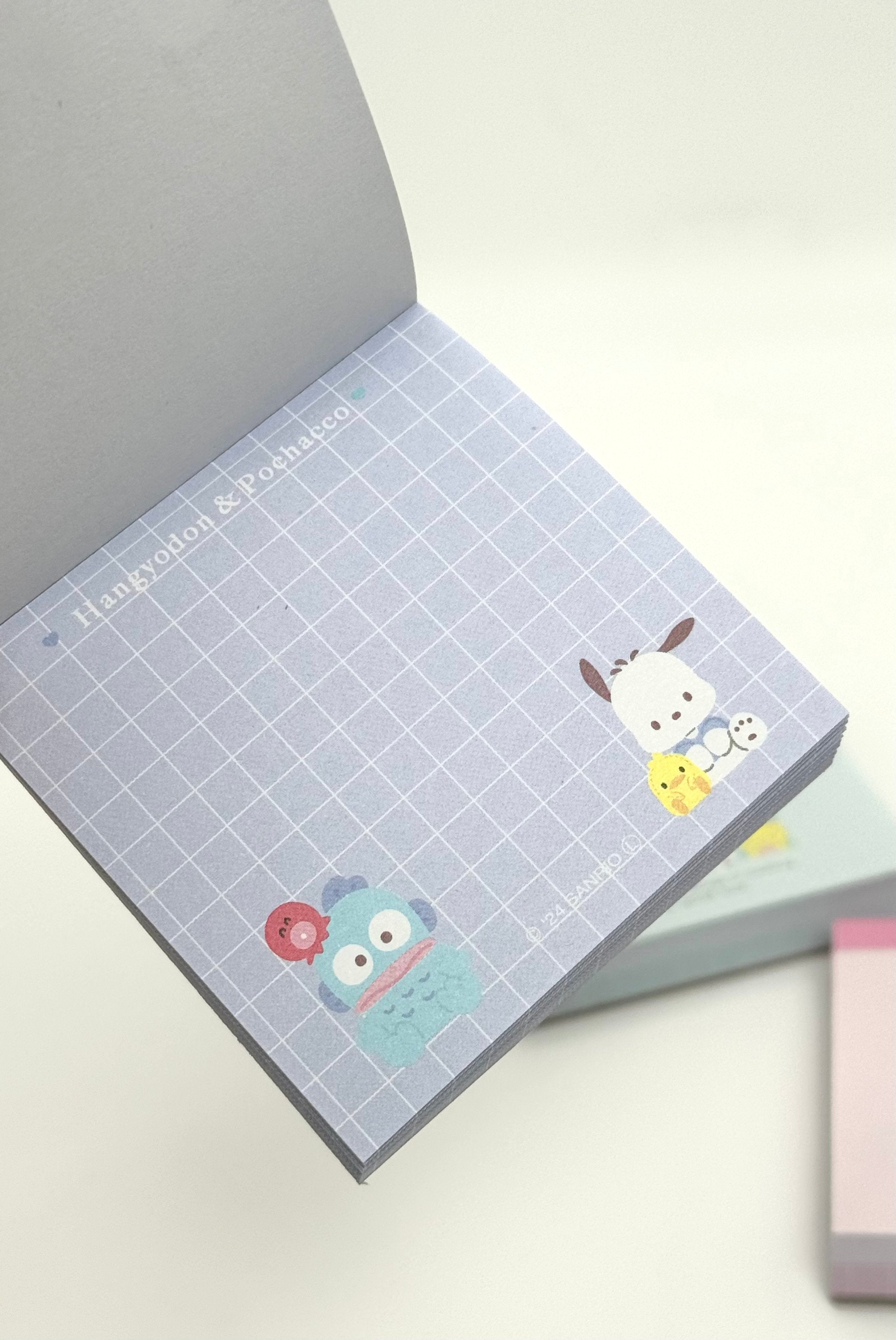 Check out these Sanrio Characters 3-Pack Square Notepads, a delightful addition to your stationery collection that combines functionality with a feast of adorable Sanrio characters! Functional for so many daily uses, but also pleasingly cute to look at on your office desk or around your home.