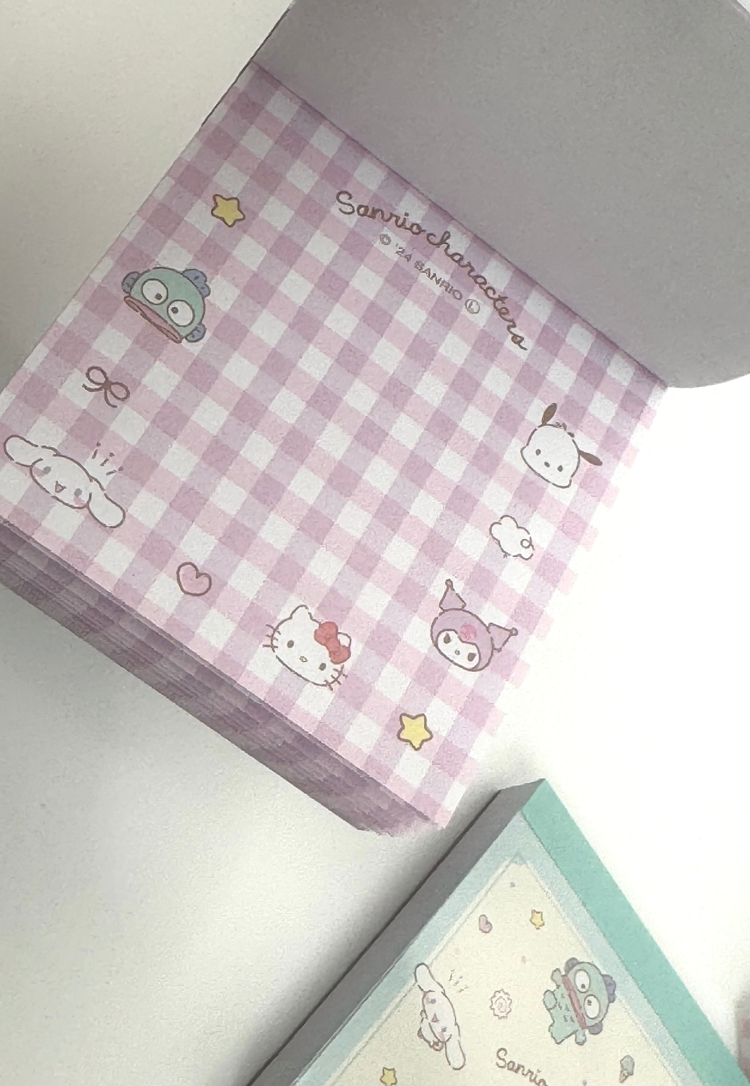 Check out these Sanrio Characters 3-Pack Square Notepads, a delightful addition to your stationery collection that combines functionality with a feast of adorable Sanrio characters! Functional for so many daily uses, but also pleasingly cute to look at on your office desk or around your home.