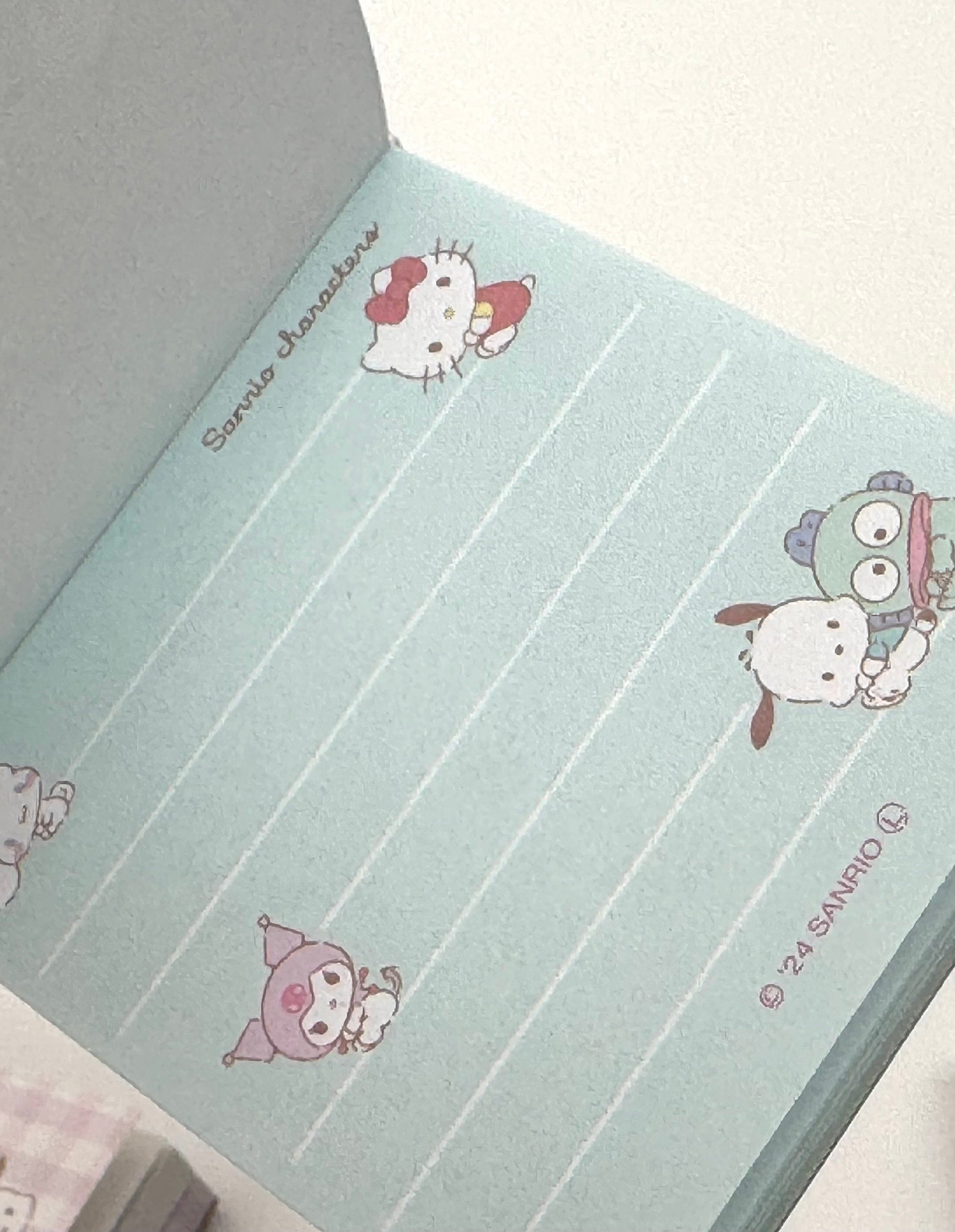 Check out these Sanrio Characters 3-Pack Square Notepads, a delightful addition to your stationery collection that combines functionality with a feast of adorable Sanrio characters! Functional for so many daily uses, but also pleasingly cute to look at on your office desk or around your home.