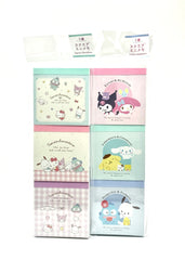 Check out these Sanrio Characters 3-Pack Square Notepads, a delightful addition to your stationery collection that combines functionality with a feast of adorable Sanrio characters! Functional for so many daily uses, but also pleasingly cute to look at on your office desk or around your home.