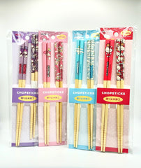 Elevate your dining experience with our charming Sanrio Characters Bamboo Chopsticks, a delightful fusion of Japanese tradition and adorable Sanrio characters! Crafted from high-quality bamboo, these chopsticks feature intricate designs showcasing beloved Sanrio characters such as Hello Kitty, My Melody, Cinnamoroll, and more.