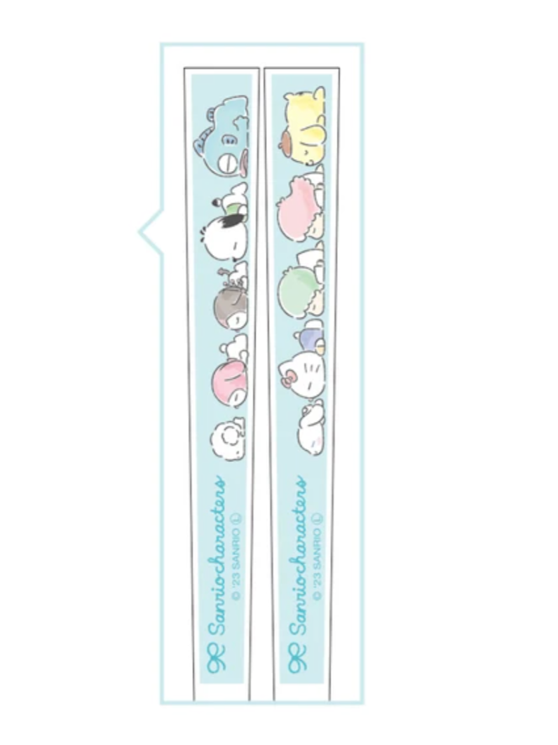 These Sanrio Characters Clear Design Chopsticks are fabulously fun whether used in a home setting or in a lunch box to give school days some much needed excitement! The chopsticks showcase the beloved Sanrio characters in a clear and transparent design, giving each cute lil dude an extra dimension as you enjoy your meal!