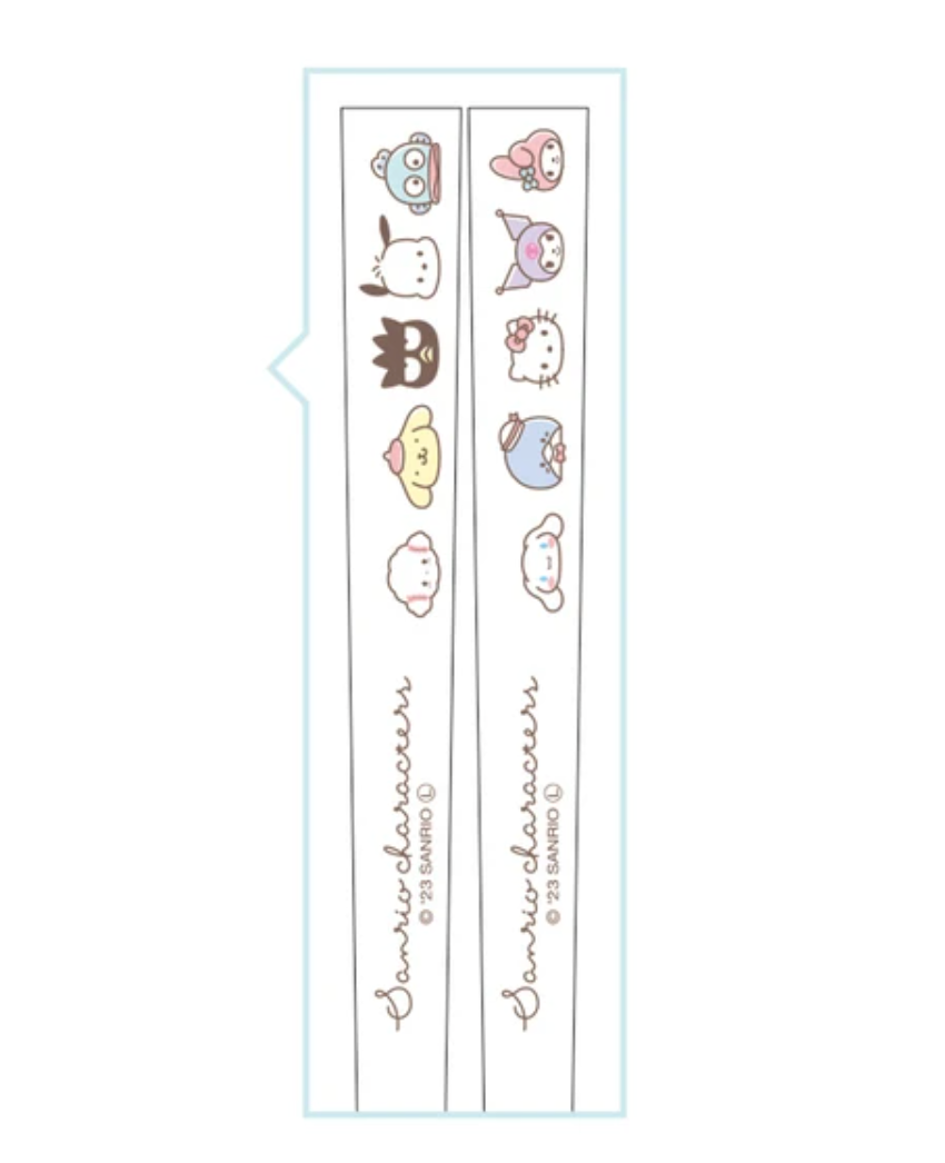 These Sanrio Characters Clear Design Chopsticks are fabulously fun whether used in a home setting or in a lunch box to give school days some much needed excitement! The chopsticks showcase the beloved Sanrio characters in a clear and transparent design, giving each cute lil dude an extra dimension as you enjoy your meal!