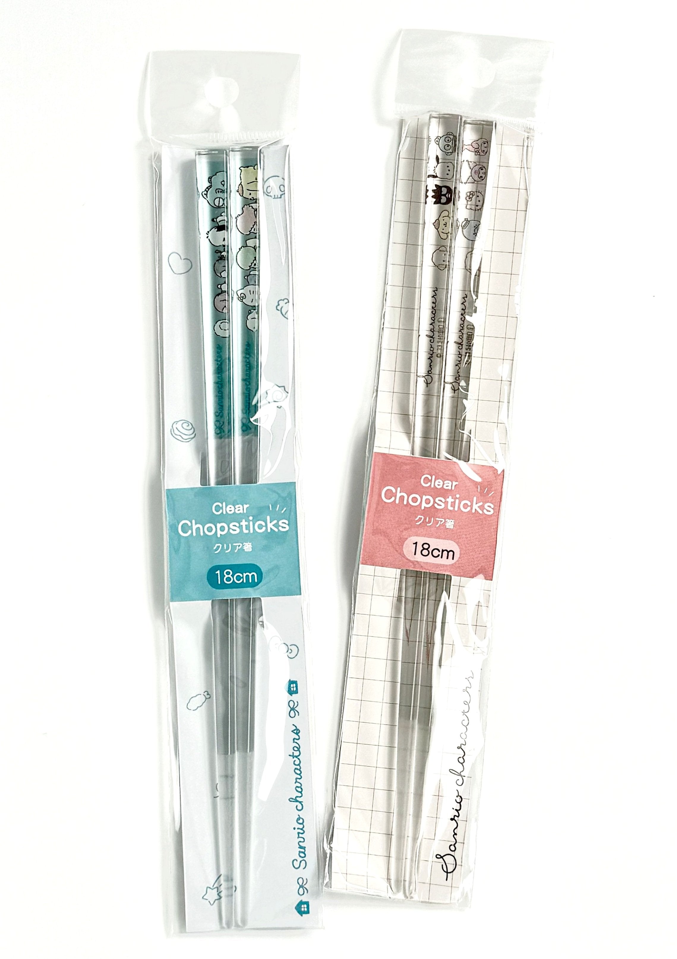 These Sanrio Characters Clear Design Chopsticks are fabulously fun whether used in a home setting or in a lunch box to give school days some much needed excitement! The chopsticks showcase the beloved Sanrio characters in a clear and transparent design, giving each cute lil dude an extra dimension as you enjoy your meal!