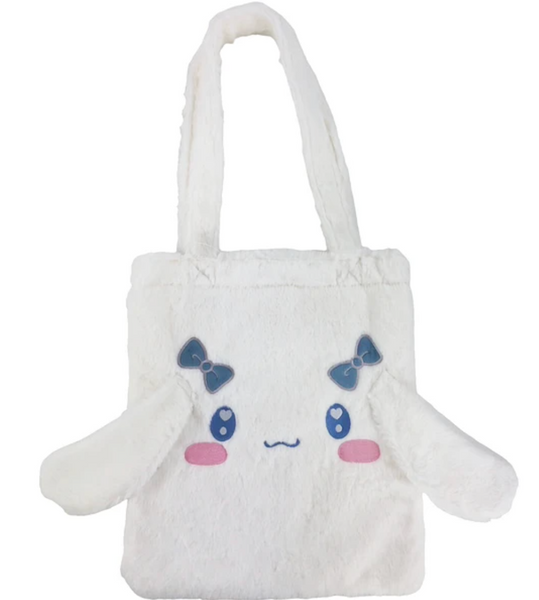 Sanrio Cinnamoroll Fuzzy Feelings Tote Bag | Cute Furry Bag