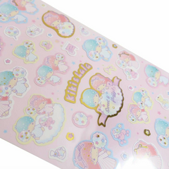 Customize your laptop, notebooks, water bottles, and more for a Kawaii look. These stickers are versatile and can adhere to almost any surface. Show off your love for Little Twin Stars in the most delightful way.