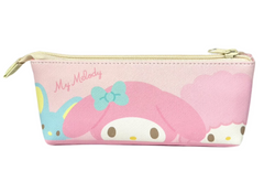 My Melody, Kuromi, &amp; Friends Slim n Sleek Pencil Case feature a subtle, somewhat thinner style that makes it easy to slip in anywhere. Featuring the ever-popular Sanrio characters with their trusty mascots, full color and designed on both sides.