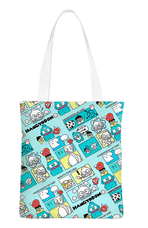 Hangyodon Comic Style Canvas Tote Bag