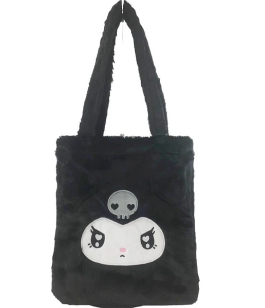 Kuromi Fuzzy Feelings Tote Bag – Plush Krush