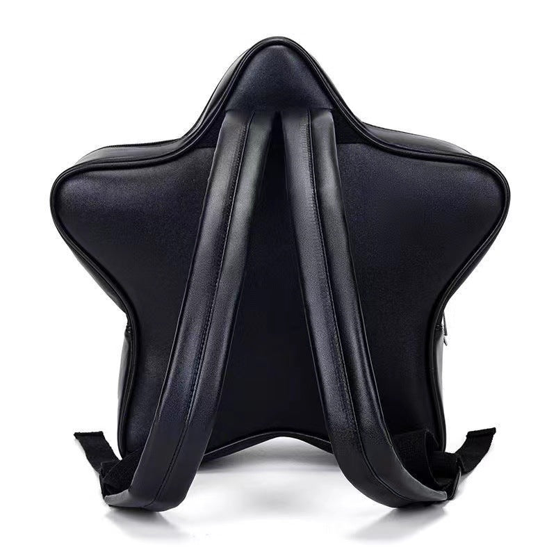 The Kuromi Face Star-Shaped Black Backpack is a standout accessory that perfectly captures the edgy and playful spirit of Sanrio’s Kuromi! This unique backpack is designed in a bold star shape, with Kuromi’s mischievous face prominently displayed on the front. The deep black color and star design make it a striking piece, perfect for those who love to add a touch of attitude to their style.