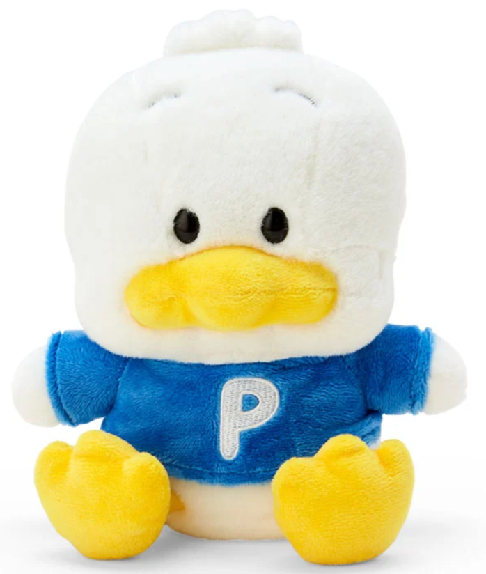 Sanrio's Lovable Lil' Classics Pekkle Plushie brings back the timeless charm of one of Sanrio's most beloved characters! With his classic and charming blue t-shirt and iconic&nbsp; Pekkle aka Ahirunopekkle (phew! remember that mouthful?!) is ready to brighten up your day.&nbsp;

This plushie captures all of his quirky and playful spirit, made with ultra-soft fabric that's perfect for snuggling or display. Whether you're a longtime fan or new to the world of Sanrio, this Pekkle plushie is a delightful additi