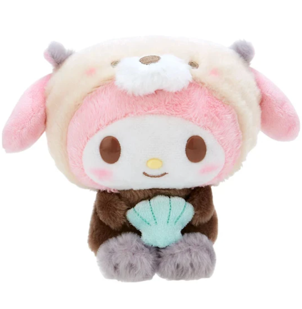 This My Melody the Sea Otter Plushie is absolutely to die for. Combining My Melody's iconic charm with the cute sea otter theme, this plushie is a must-have for any collector.&nbsp;My Melody's recognizable cuteness, paired with the sea otter's famously cute face, makes this aquatic-themed plushie design highly sought after. Its vibrant colors and soft material add to its irresistible charm. 