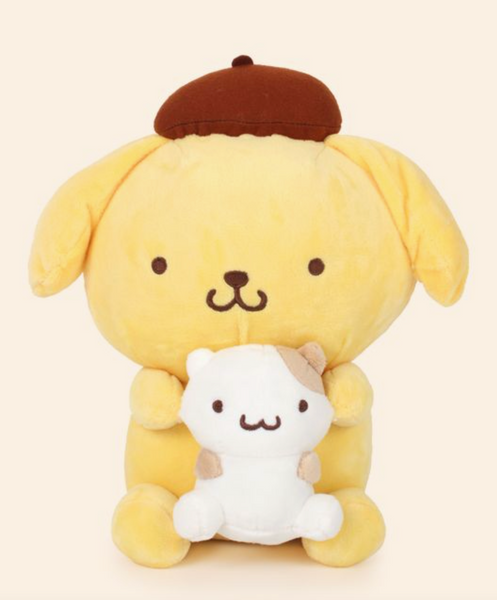 Pompompurin and Mascot Plushie | Sanrio Plush Stuffed Animal Dog
