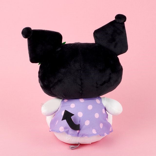 Retro Mood Kuromi Groovy Purple Polka Dots Plushie