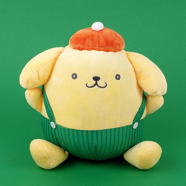 RARE Retro Mood Pompompurin Groovy Suspenders Plushie