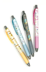 Crafted with smooth gel ink, this Sanrio Set of 4 Character Gel Pens includes a varierty of different colors and styles, making it perfect for studying, planners, or organization. The high quality pens glide effortlessly across the page, making writing a joyous and effortless experience. Ideal for students, professionals, or anyone who appreciates quality stationery with a playful twist, these gel pens are a must-have addition to your collection.
