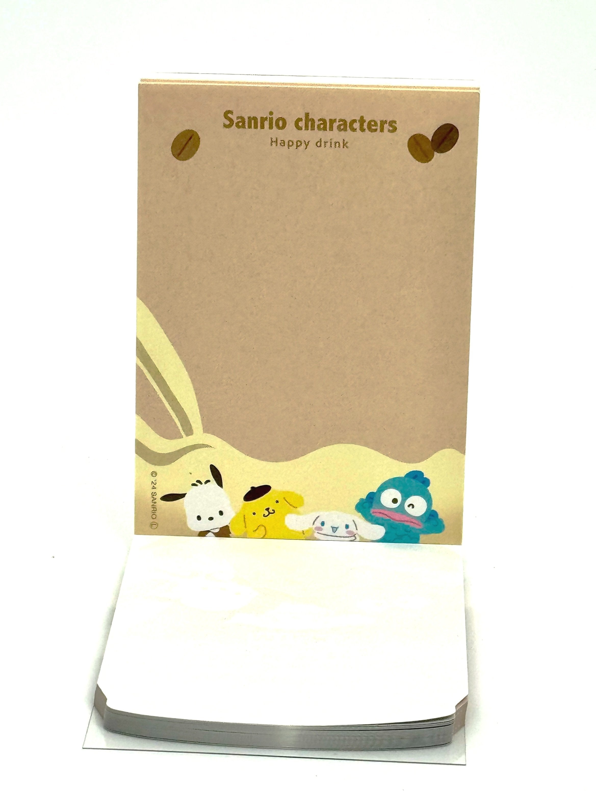 Sanrio’s new die-cut memo pads are bursting with fruity fun and soda-themed charm! These adorable notepads feature vibrant designs inspired by everyone's favorite Sanrio characters, adorned with tantalizing fruits and refreshing soda motifs.