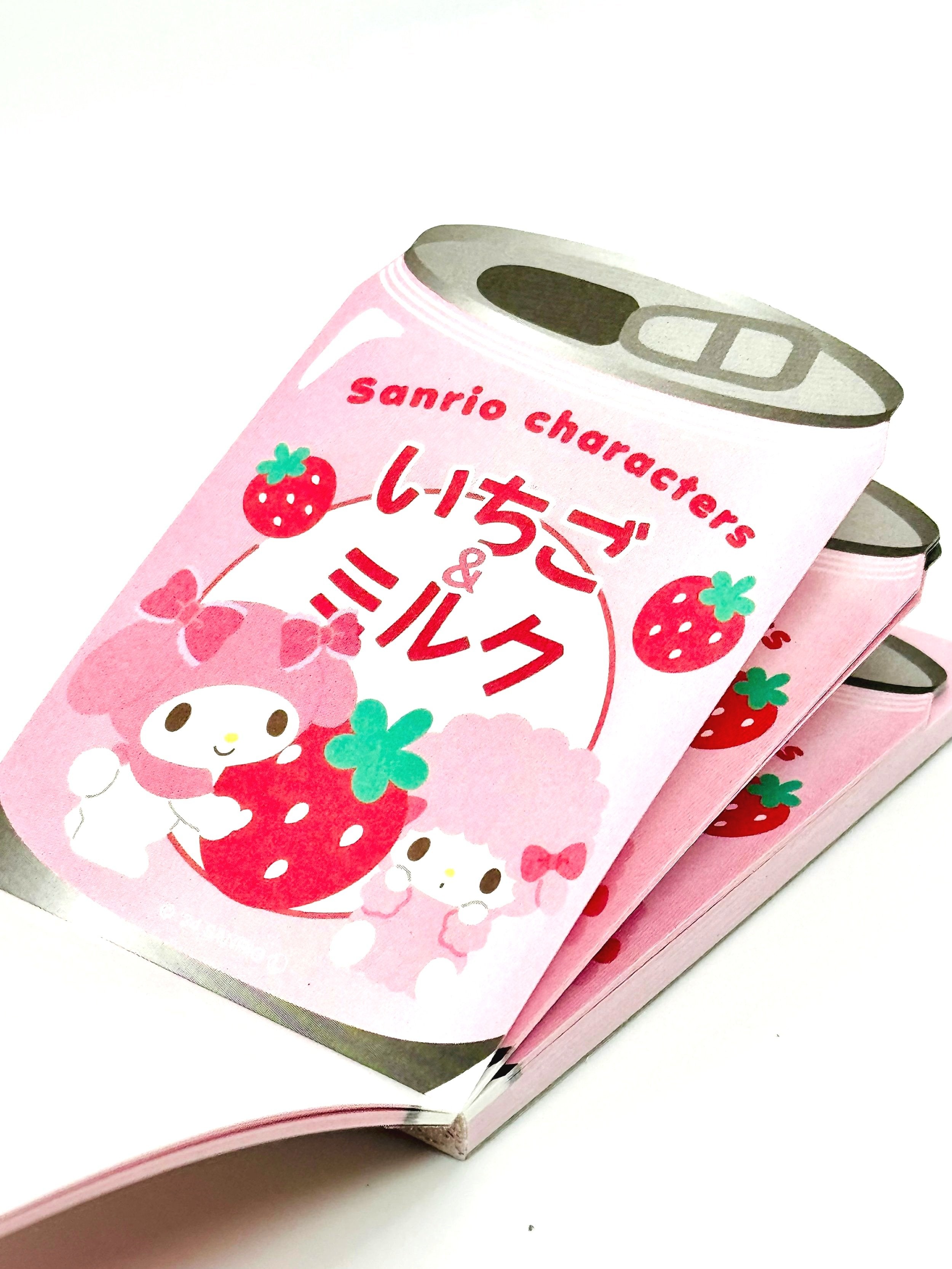 Sanrio’s new die-cut memo pads are bursting with fruity fun and soda-themed charm! These adorable notepads feature vibrant designs inspired by everyone's favorite Sanrio characters, adorned with tantalizing fruits and refreshing soda motifs.