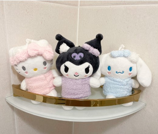 Treat yourself to a touch of relaxation with our Sanrio Spa Days Pink Hello Kitty Plush Keychain! This adorable version of everyone's favorite kitty comes dressed for a perfect spa day, wrapped in a soft pink towel and sporting a matching spa headband. Made with super-soft plush material, this charming keychain captures Hello Kitty in her most relaxed state, reminding us all to take a moment for self-care. Perfect for adding a touch of kawaii comfort to your keys, bags, or as a sweet reminder to pamper your