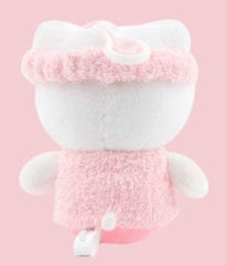 Treat yourself to a touch of relaxation with our Sanrio Spa Days Pink Hello Kitty Plush Keychain! This adorable version of everyone's favorite kitty comes dressed for a perfect spa day, wrapped in a soft pink towel and sporting a matching spa headband. Made with super-soft plush material, this charming keychain captures Hello Kitty in her most relaxed state, reminding us all to take a moment for self-care. Perfect for adding a touch of kawaii comfort to your keys, bags, or as a sweet reminder to pamper your
