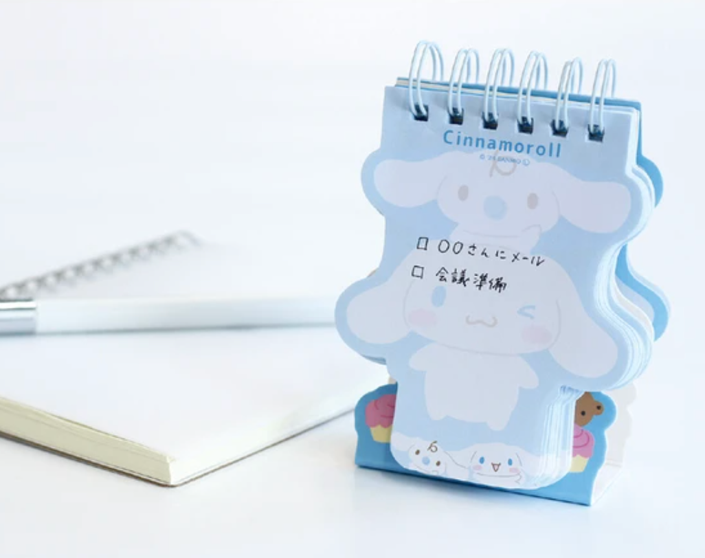 Sanrio Standing Spiral Desk Pads