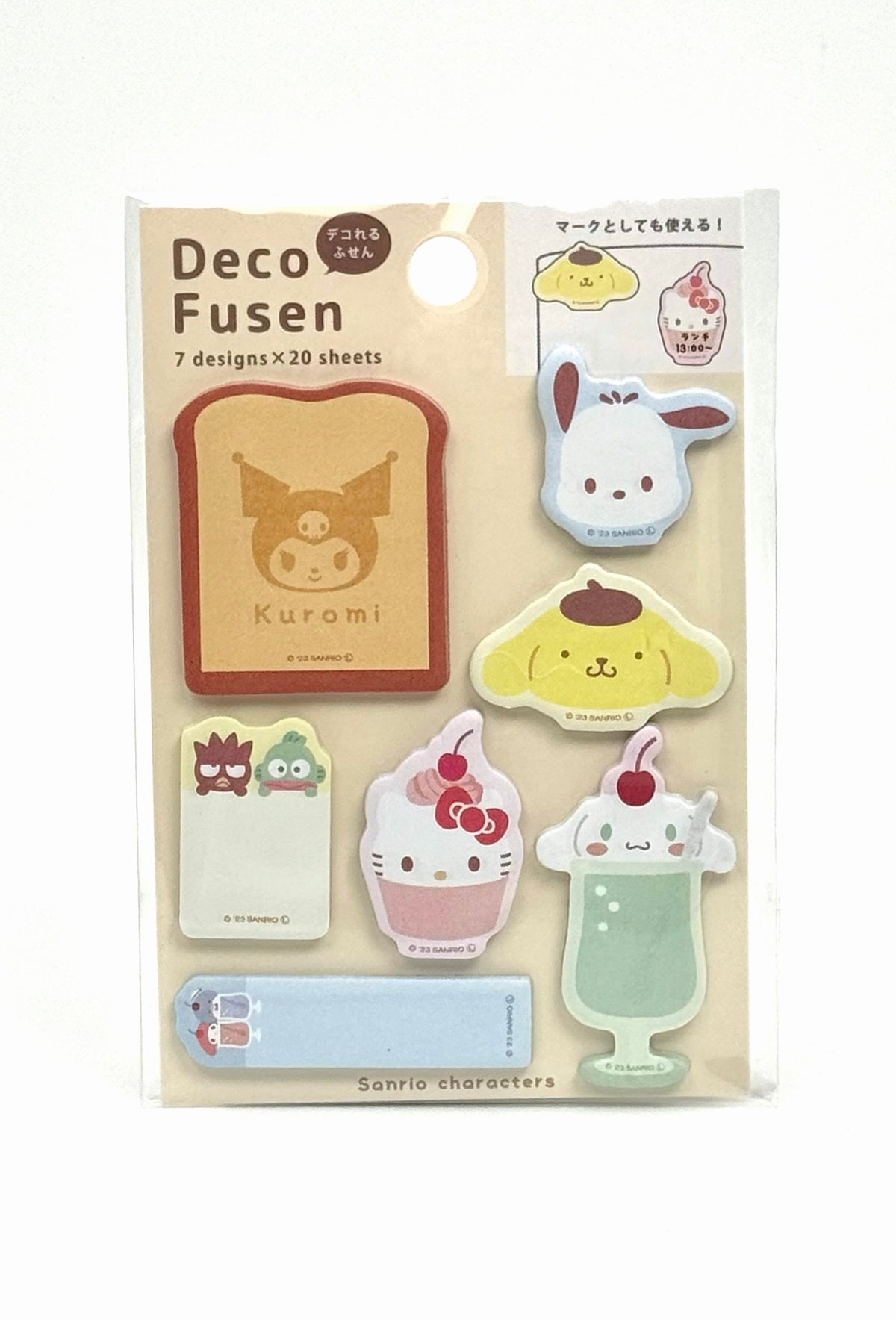 Sanrio Sticky Notes Deco Fusen Set