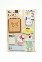 Sanrio Sticky Notes Deco Fusen Set