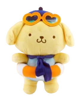 Sanrio Summer Poolside Fun Pompompurin Plushie