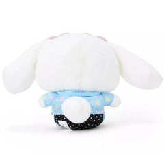 Feelin' like you need a vacation big time? Wherever that paradise may be, you can always dream big about it with the Sanrio in Vacation Mode Cinnamoroll Plushie - maybe some day you can take it with you! With passport in hand, and real-zip side bag, this adorable travel companion is ready for any adventure.

Fitted in lovely leisurely attire with a bag strapped around their waist, they are all set to go! Their cute outfits and cheerful expressions will bring a smile to your face as you explore new places to