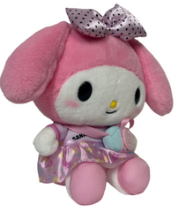 Feelin' like you need a vacation big time? Wherever that paradise may be, you can always dream big about it with the Sanrio in Vacation Mode My Melody Plushie - maybe some day you can take it with you! This adorable travel companion is ready for any adventure.