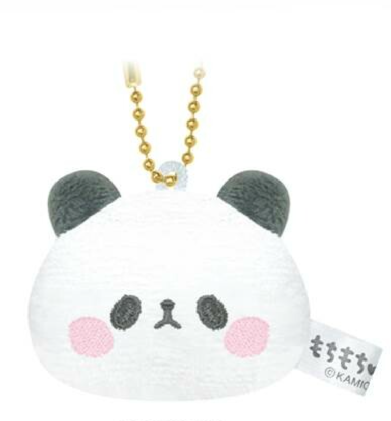 Mochi Mochi the Panda Plush Head Keychain