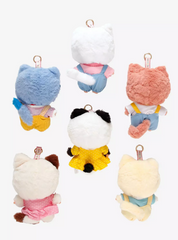 Baby Three Kitten Wardrobe Series Plush Keychain Blind Box