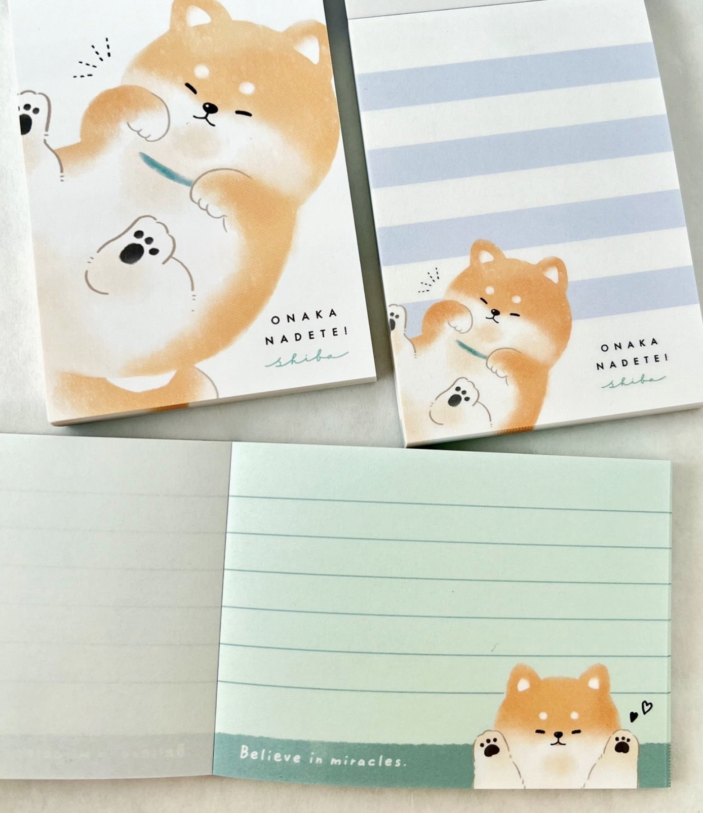 Sleepy Shiba Inu Dog Kawaii Mini Notepad