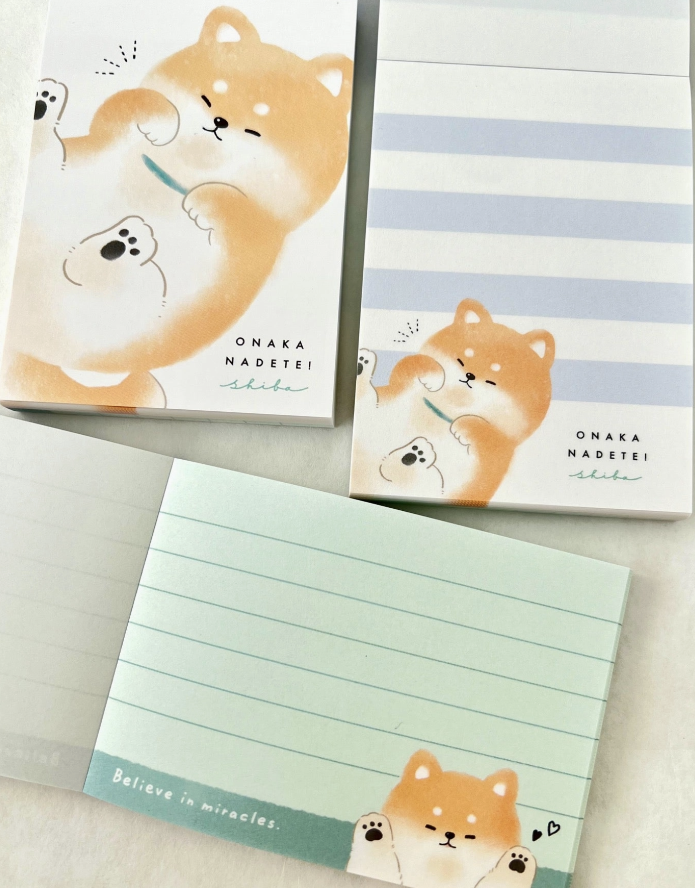 Sleepy Shiba Inu Dog Kawaii Mini Notepad